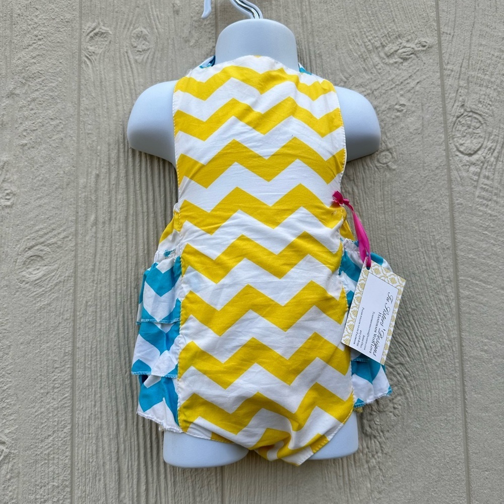 Boutique toddler girl ruffled butt indie 2T